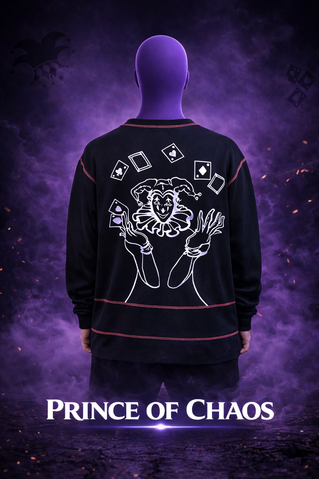 joker Prince of Chaos back side mobile banner