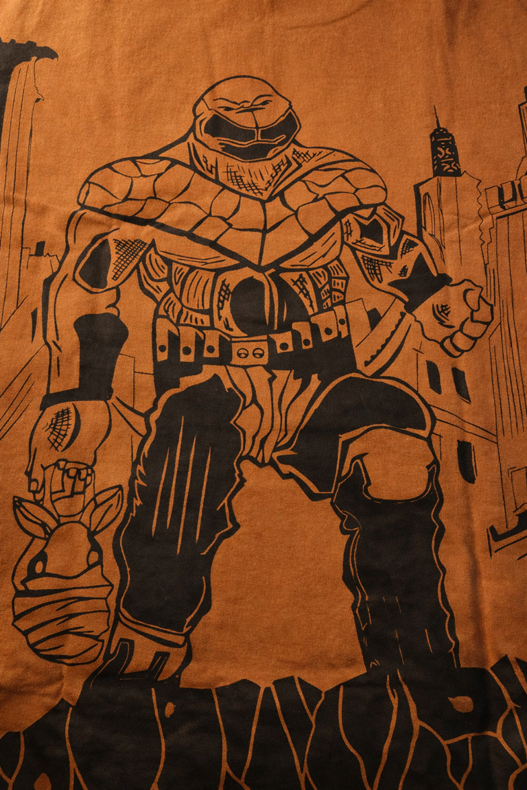 Brown back print The Unobvious Winner t-shirt