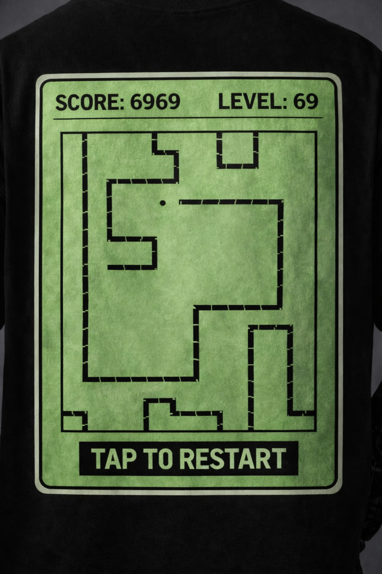 reboot level 69 oversized graphic t shirt design Toobvius India